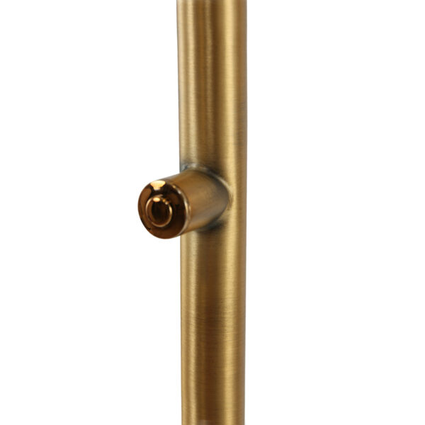 Mexlite Dana staande leeslamp - dimbaar - LED - 180 cm hoog - buig- en kantelbaar - brons - Afbeelding 4