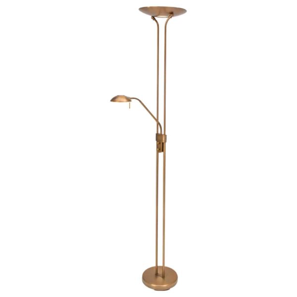 Mexlite Biron vloerlamp – Ingebouwd (LED) – Brons