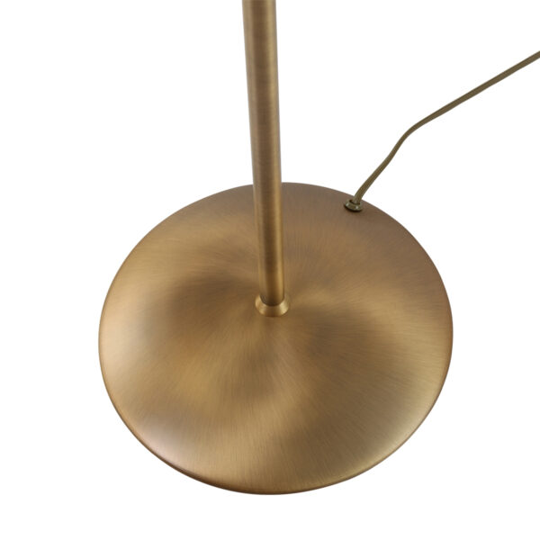 Mexlite Dana staande leeslamp - dimbaar - LED - 180 cm hoog - buig- en kantelbaar - brons - Afbeelding 10