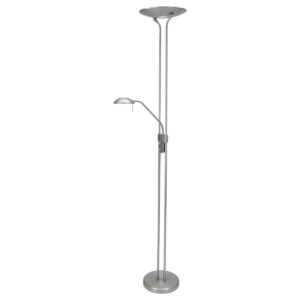 Mexlite Biron vloerlamp – Ingebouwd (LED) – Staal