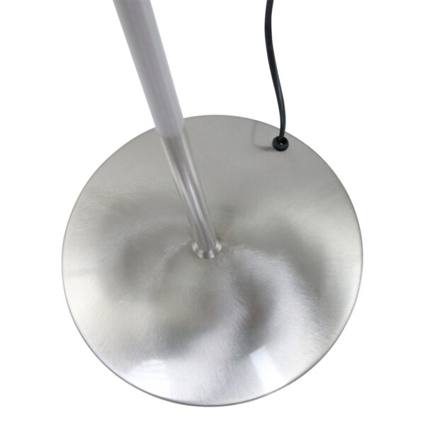 Minimalistische verstelbare staande leeslamp staal Mexlite Biron - Image 10
