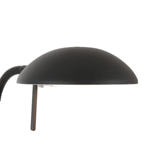 Mexlite Biron vloerlamp - leeslamp - ingebouwd LED - dimbaar- mat zwart - Afbeelding 14