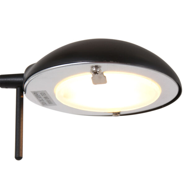 Ronde vloerlamp verstelbare leesarm staal Mexlite Biron - Image 15