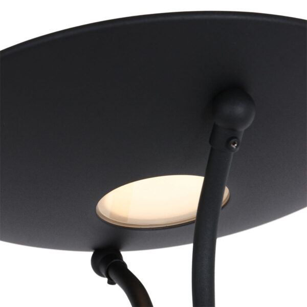 Ronde vloerlamp verstelbare leesarm staal Mexlite Biron - Image 4