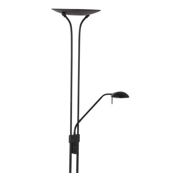 Ronde vloerlamp verstelbare leesarm staal Mexlite Biron - Image 10
