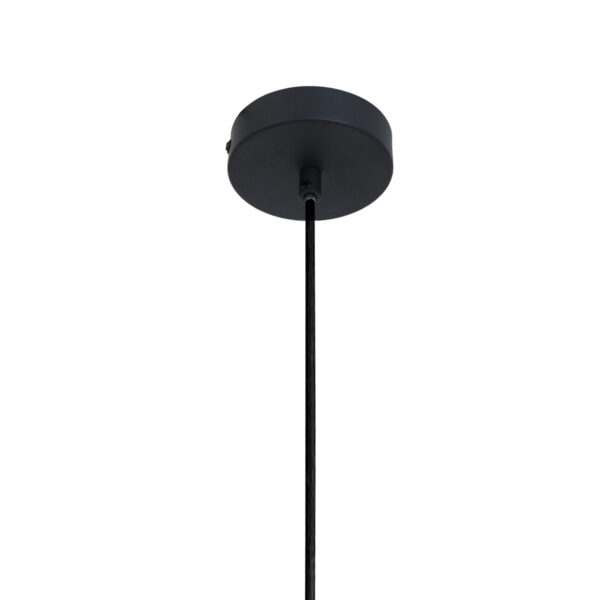 Industriële zwarte metalen hanglamp Mexlite Blackmoon - Image 4