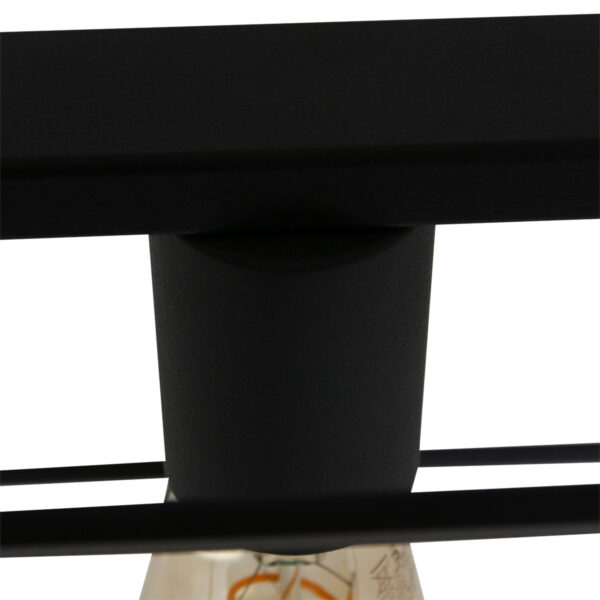 Trendy zwarte metalen hanglamp Mexlite Buckley - Image 12