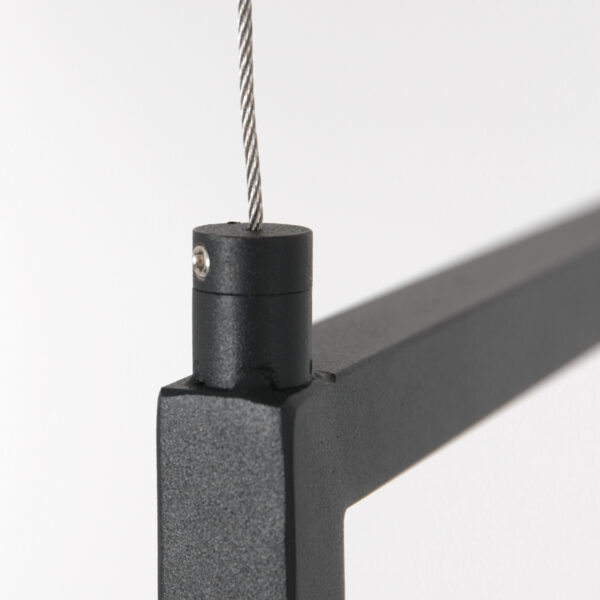 Trendy zwarte metalen hanglamp Mexlite Buckley - Image 13