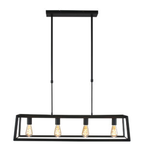 Mexlite Buckley hanglamp – E27 (grote fitting) – Zwart