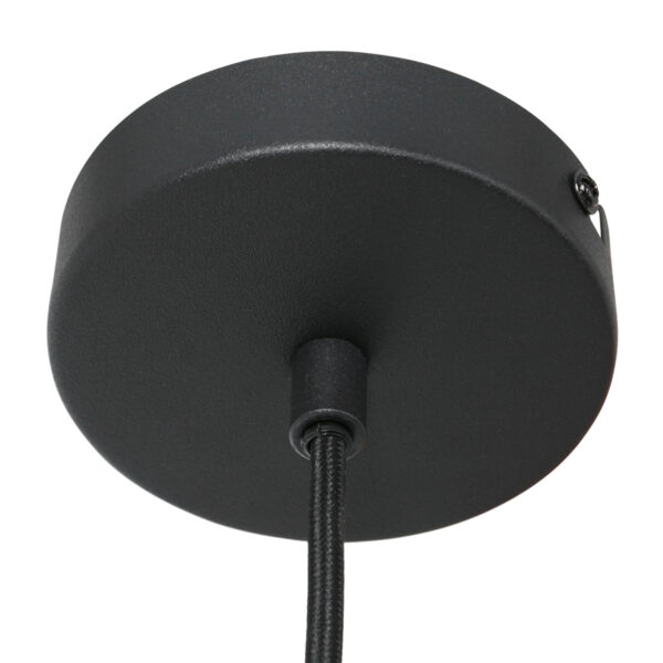 Industriële retro hanglamp zwart schijnwerper Mexlite Carree - Image 4