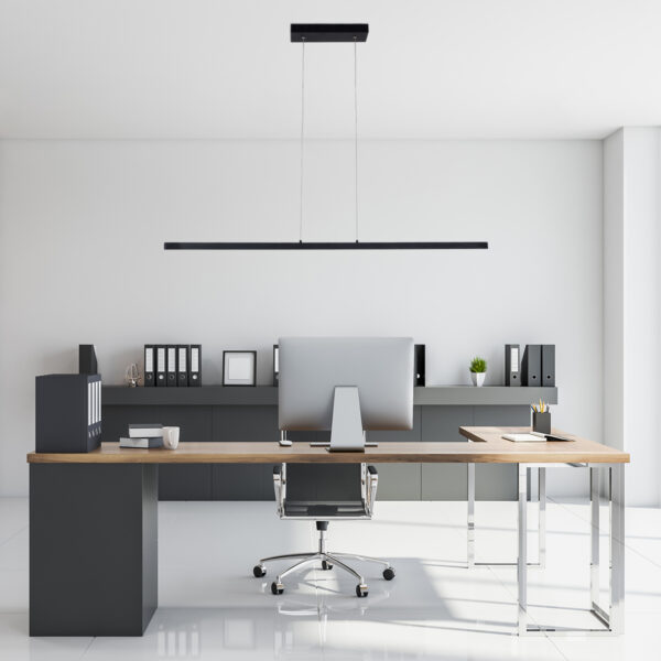 Moderne zwarte metalen hanglamp Mexlite Danske - Image 2