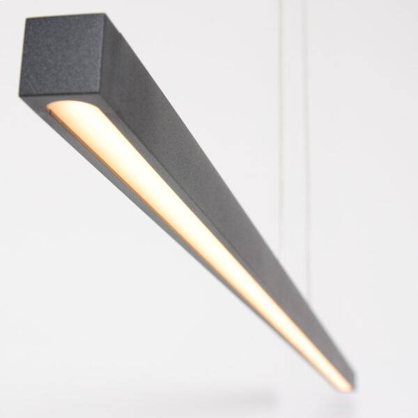 Moderne zwarte metalen hanglamp Mexlite Danske - Image 12