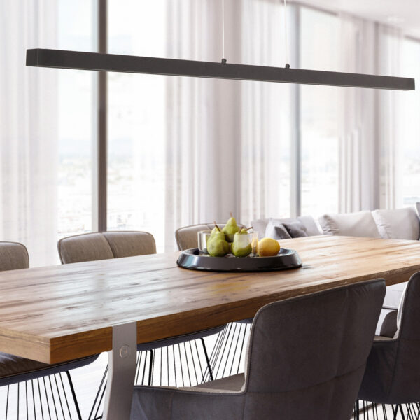 Moderne zwarte metalen hanglamp Mexlite Danske - Image 3