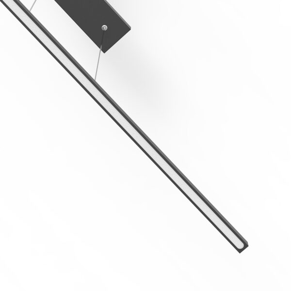 Moderne zwarte metalen hanglamp Mexlite Danske - Image 5