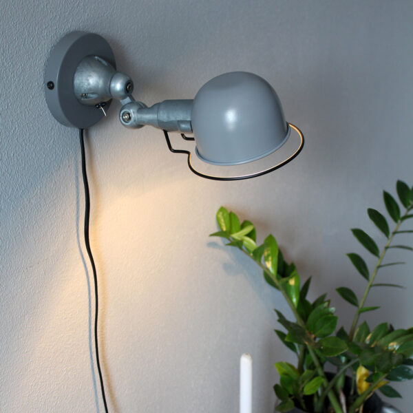 Groene ronde industriële wandlamp verstelbaar Mexlite Davin - Image 3