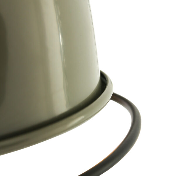Ronde industriële wandlamp scharnierarm groen Mexlite Davin - Image 3