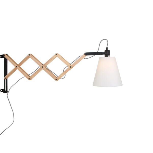 Mexlite Dion wandlamp – E14 (kleine fitting) – Naturel