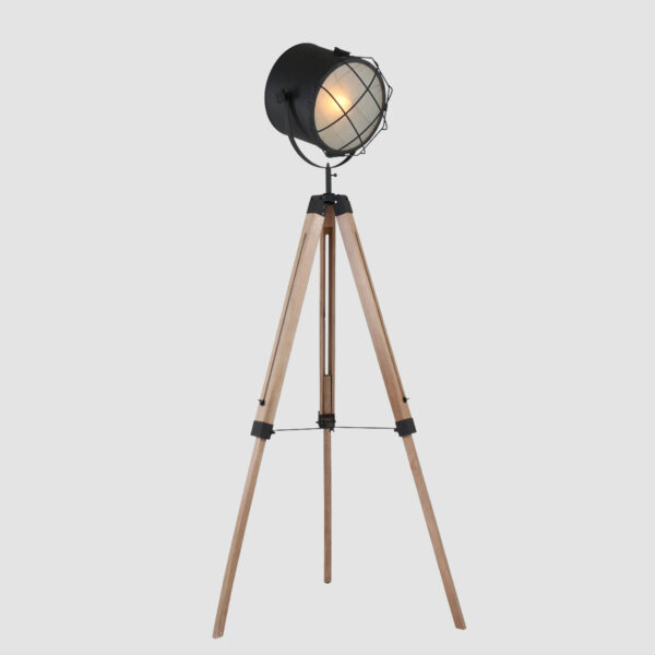 Industriële staande lamp driepoot Mexlite Dyce - Image 17
