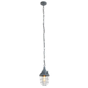 Mexlite Ebbe hanglamp – ø 17 cm – E27 (grote fitting) – Grijs