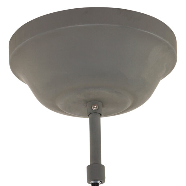 Groene ronde metalen retro hanglamp Mexlite Eden - Image 5