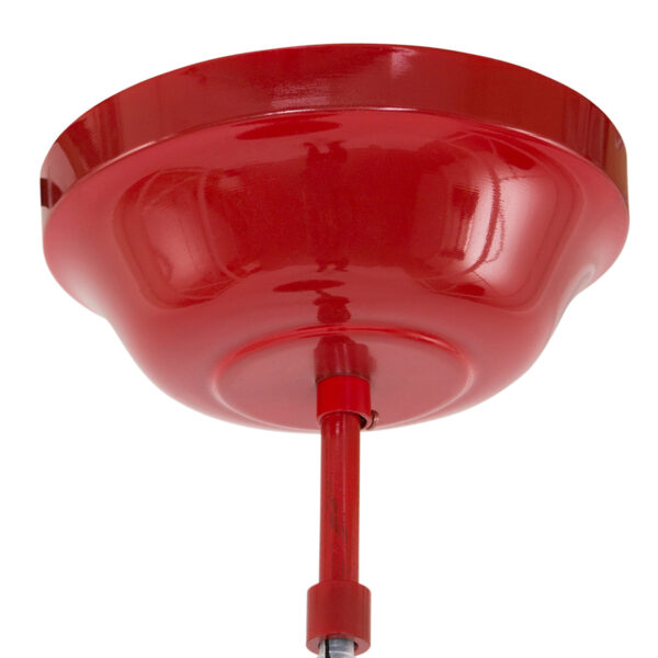 Retro rode metalen hanglamp Mexlite Eden - Image 4