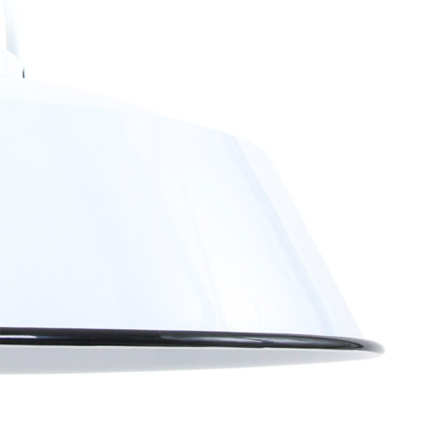 Retro witte metalen hanglamp Mexlite Eden - Image 3