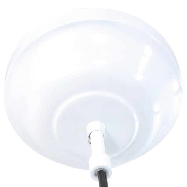Retro witte metalen hanglamp Mexlite Eden - Image 4