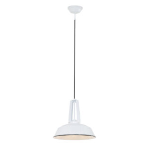 Mexlite Eden hanglamp – ø 42 cm – E27 (grote fitting) – Wit
