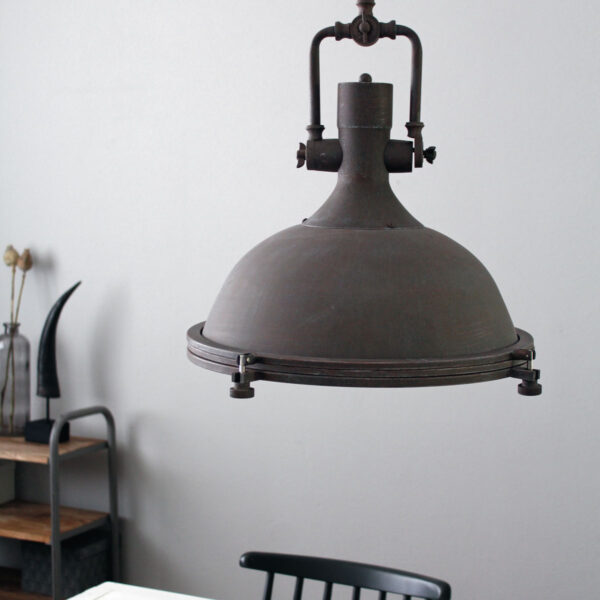 Bruine landelijke hanglamp Mexlite Eliga - Image 2