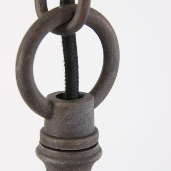 Bruine landelijke hanglamp Mexlite Eliga - Image 13