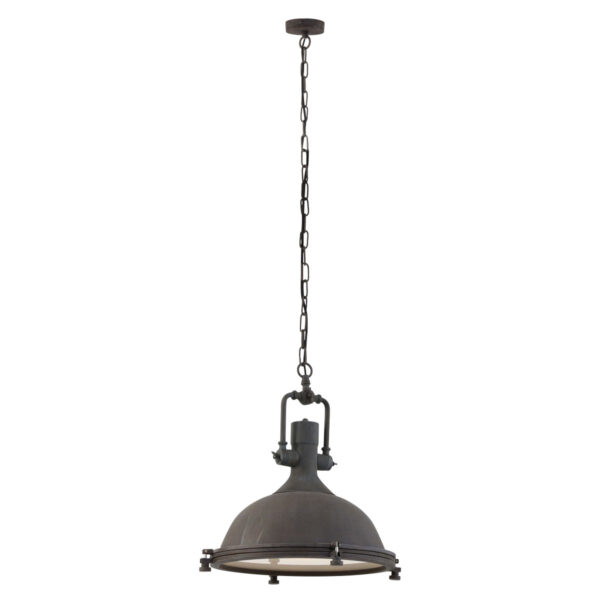 Mexlite Eliga hanglamp – ø 40 cm – E27 (grote fitting) – Bruin