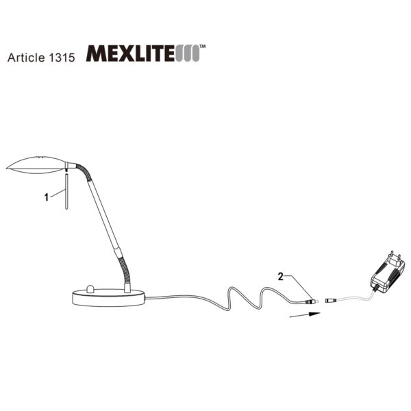 Dimbare LED tafellamp Mexlite Eloi - Image 10