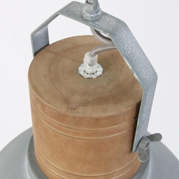 Landelijk hanglamp met houten klos Mexlite Emile - Image 10