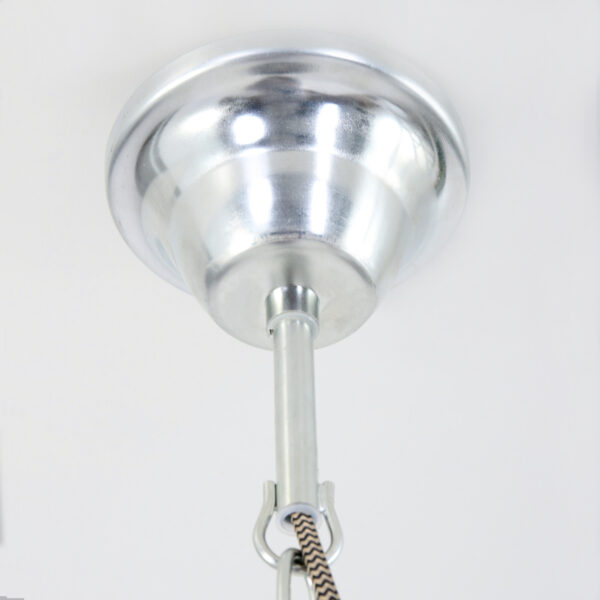 Industriële zwarte houten hanglamp Mexlite Emile - Image 10