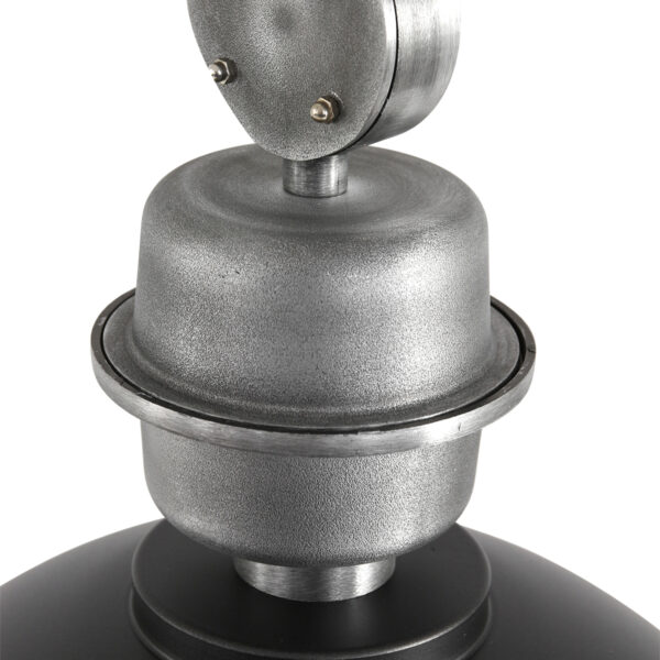 Industriële zwarte metalen hanglamp Mexlite Gaeve - Image 11