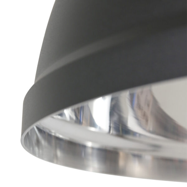 Industriële zwarte metalen hanglamp Mexlite Gaeve - Image 5