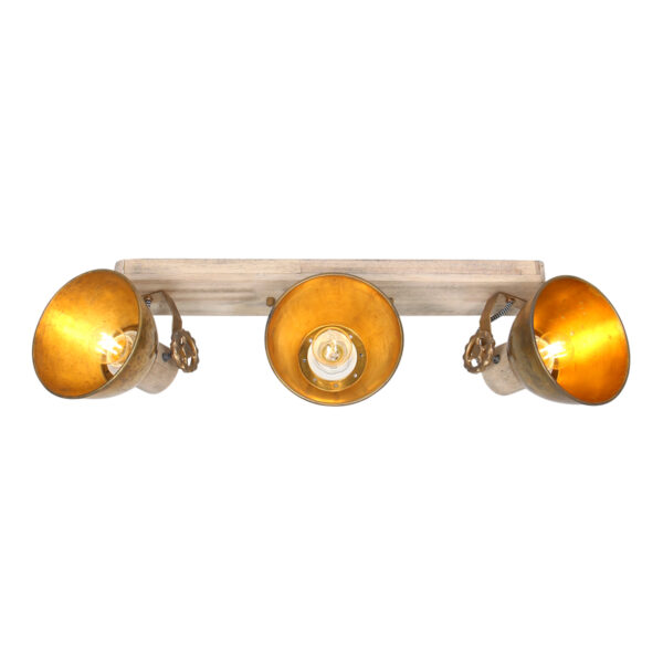 Plafondlamp Gearwood 2133BR Brons E27 Mexlite Gearwood - Image 15