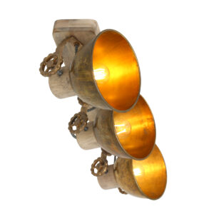 Mexlite Gearwood spot – E27 (grote fitting) – Brons