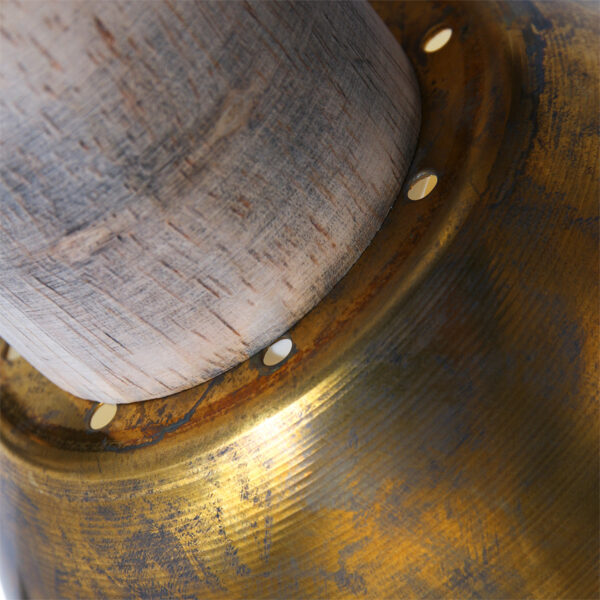 Stoere tweelichts plafondspot Mexlite Gearwood - Image 9