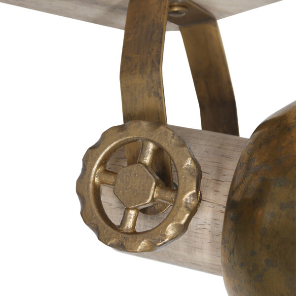 Plafondlamp Gearwood 2133BR Brons E27 Mexlite Gearwood - Image 9