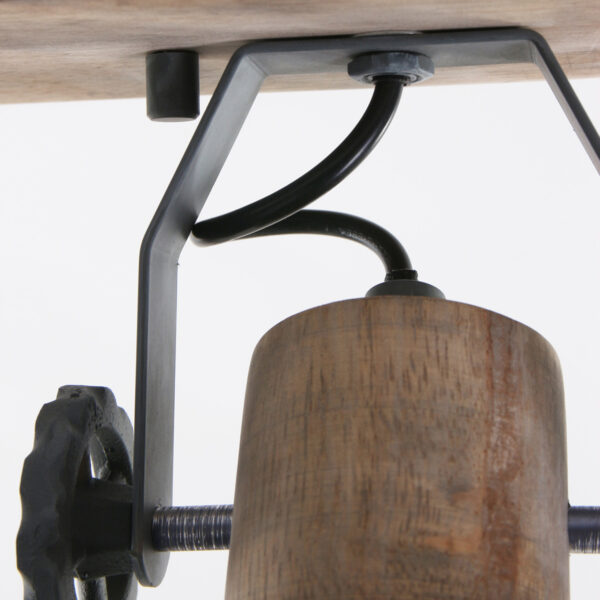 Stoere 2-lichts plafondlamp Mexlite Gearwood - Image 11