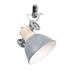 Mexlite Gearwood spot – E27 (grote fitting) – Grijs