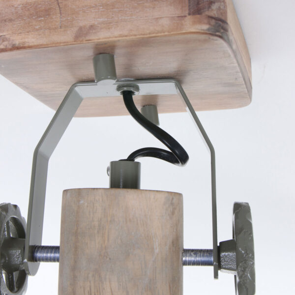 Plafondspot met hout Mexlite Gearwood - Image 9