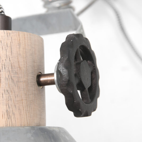 Stoere wand klemlamp Mexlite Gearwood - Image 2