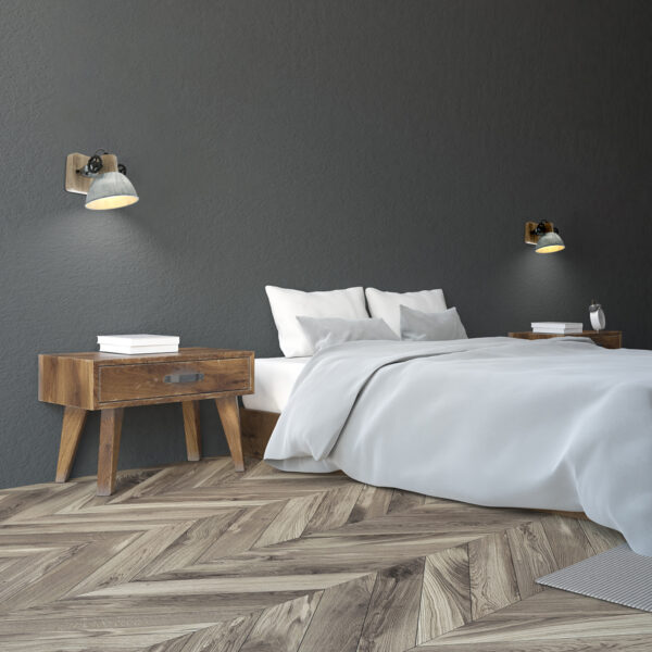 Mexlite Gearwood plafondspot - éénlichts - E27 - draaibaar - kantelbaar - hout met nikkel - Image 2