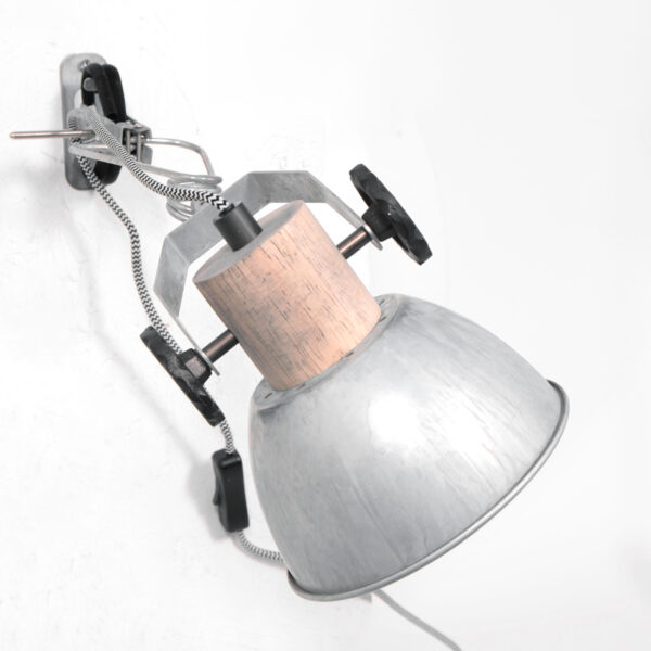 Stoere wand klemlamp Mexlite Gearwood - Image 14