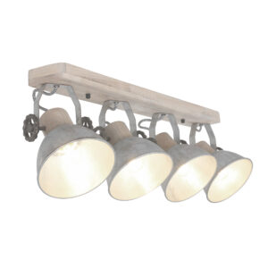 Mexlite Gearwood spot – E27 (grote fitting) – Hout