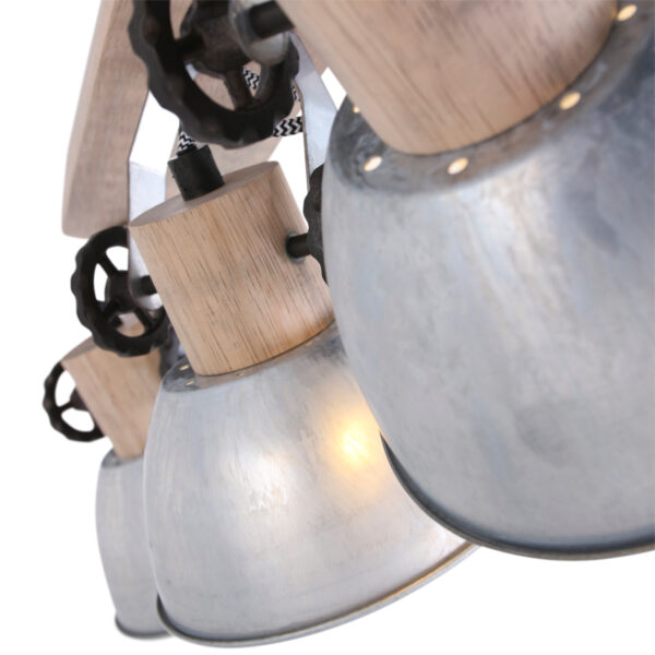Houten spot drielichts Mexlite Gearwood - Image 3