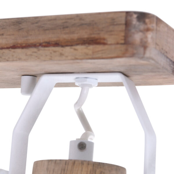 Scandinavische tweelichts plafondspot Mexlite Gearwood - Image 6