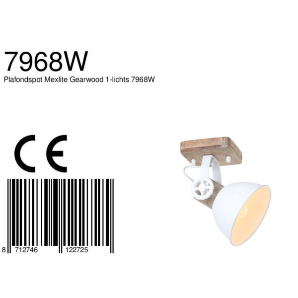 Scandinavische plafondlamp Mexlite Gearwood - Image 7